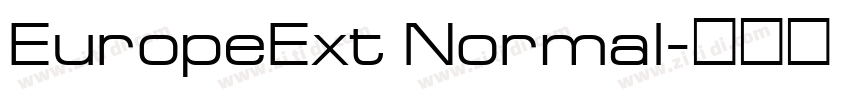 EuropeExt Normal字体转换